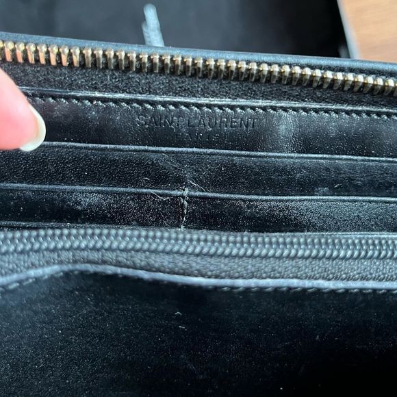 SAINT LAURENT PARIS ZIP AROUND WALLET - Picture 6 of 10